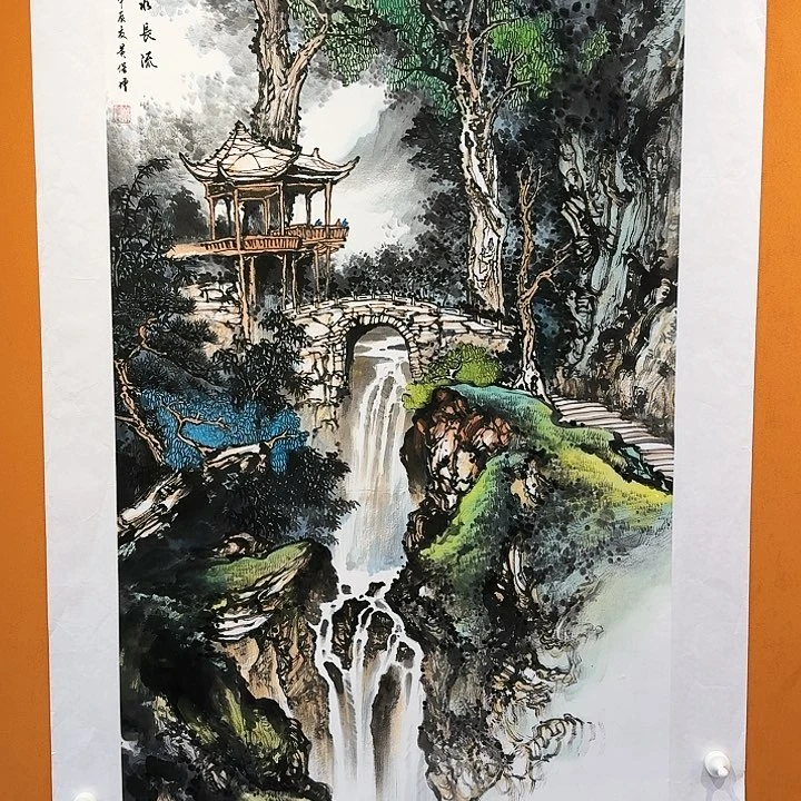 国画书法作品多次参加