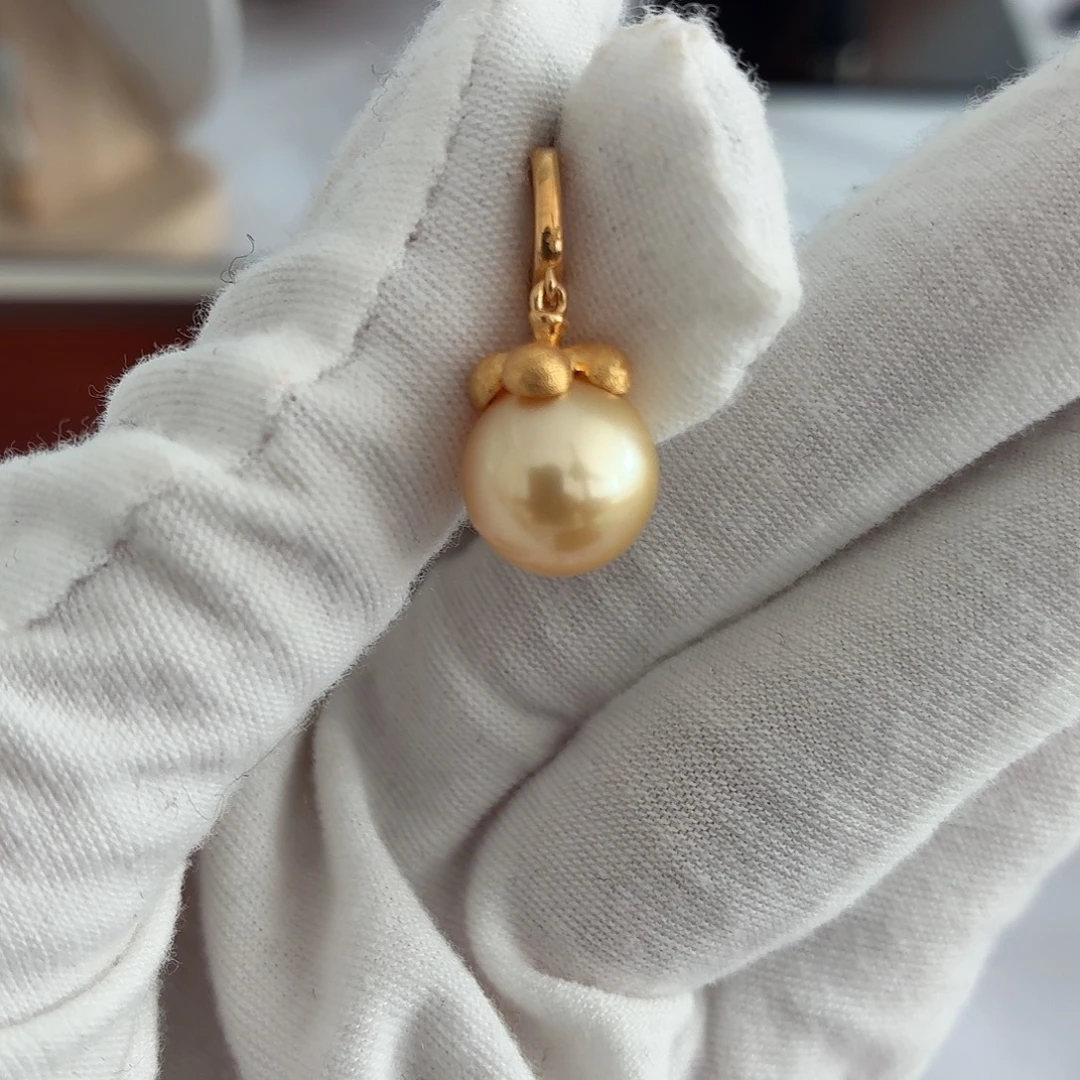 颈饰海水珍珠银S925镶嵌10-11mm