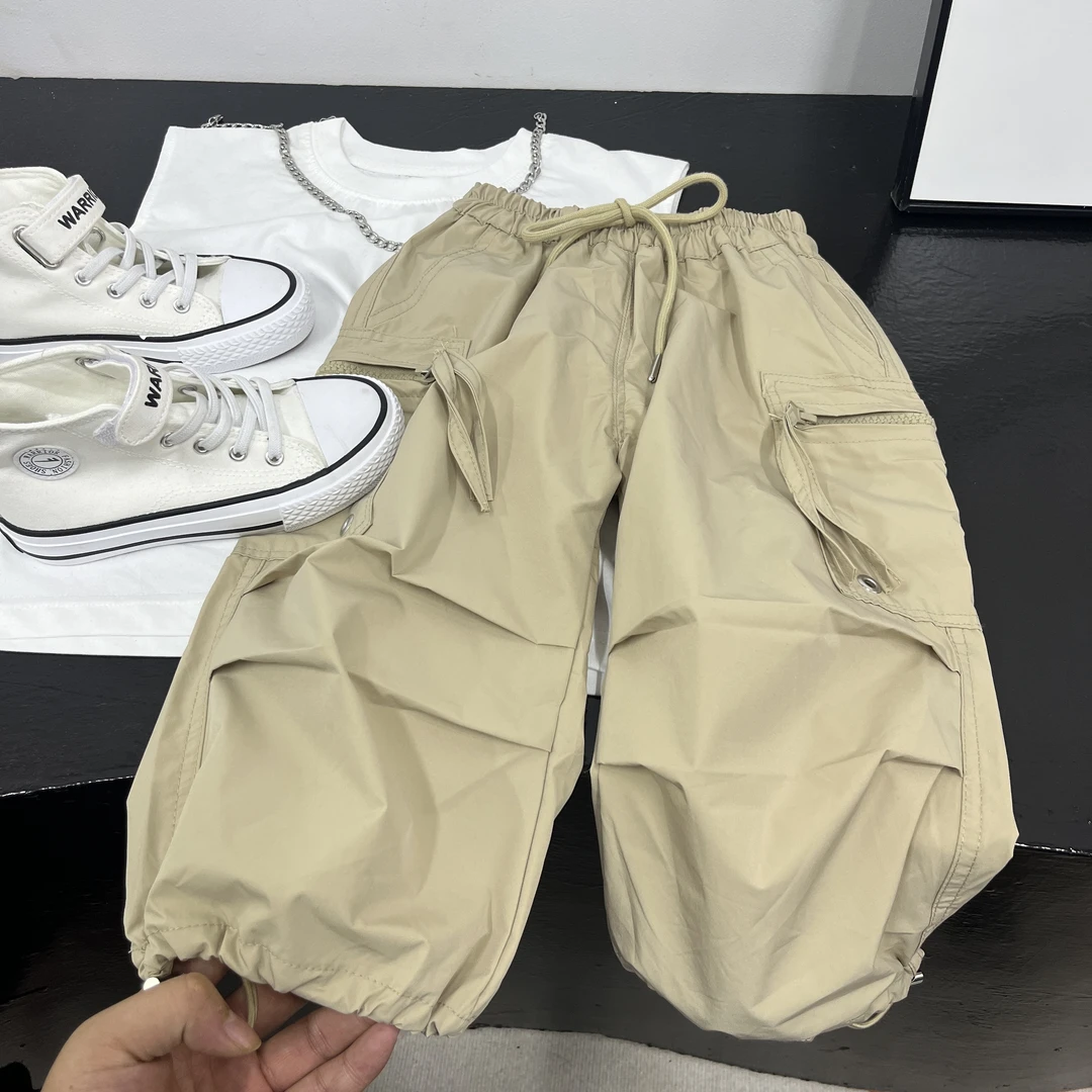 392 休闲工装九分裤男童