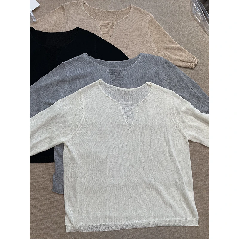 DaoZi/丹丹 新款 圆领 针织衫 22805