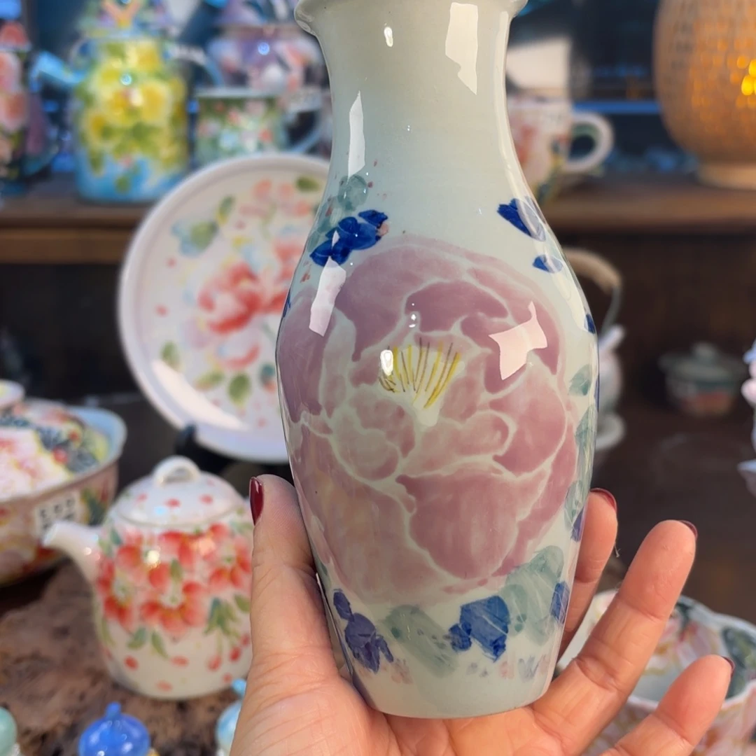 景德镇手绘高温釉下彩陶瓷茶具