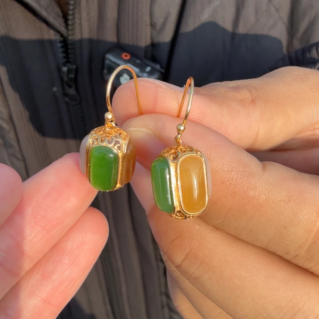 和田玉银S925镶嵌颈饰15顾哥代购不退