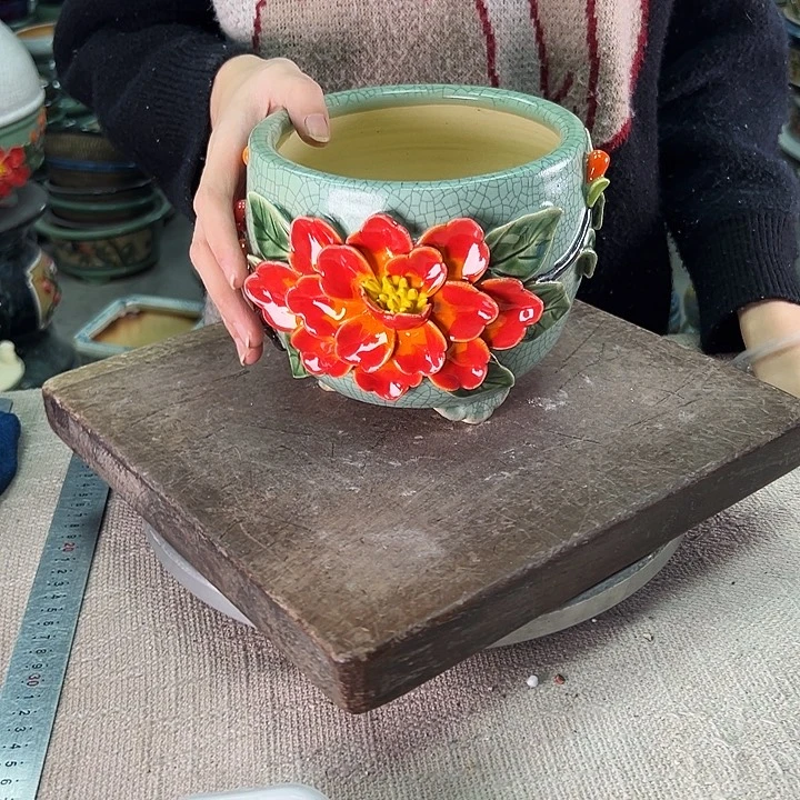 泳坤堂石湾盆陶瓷