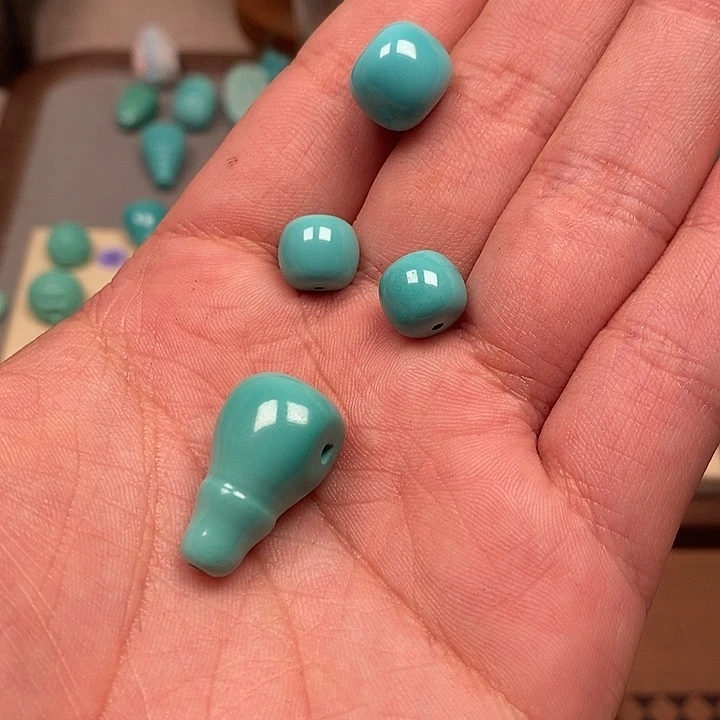 原生态湖北矿散珠配饰，三通套件