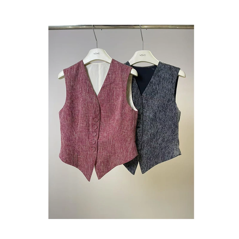 【YDYS】25K00536 2025新款时尚气质小众马夹