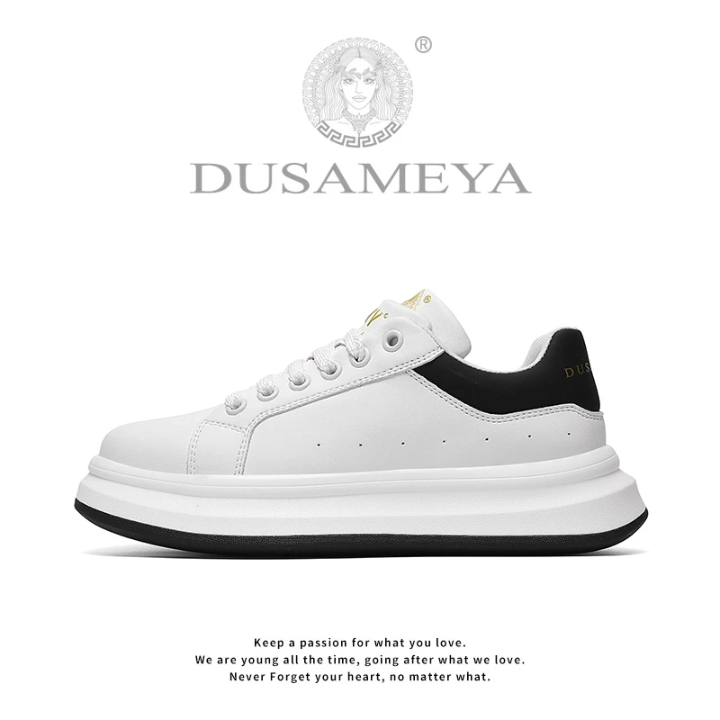 DUSAMEYA/杜莎米娅秋冬时尚百搭透气潮流情侣轻奢休闲运动鞋6731