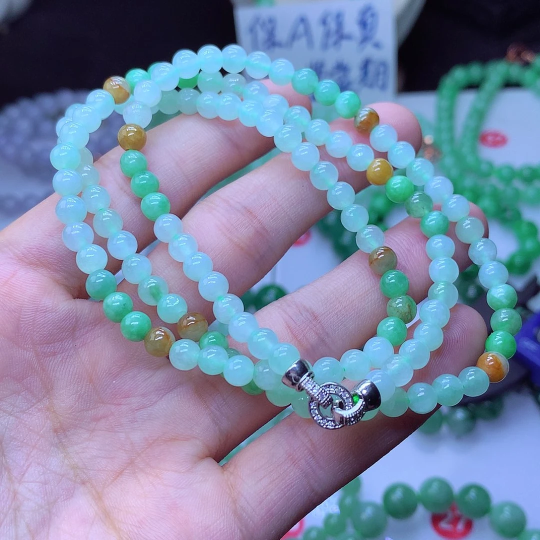 翡翠毛衣链未镶嵌卡5.4