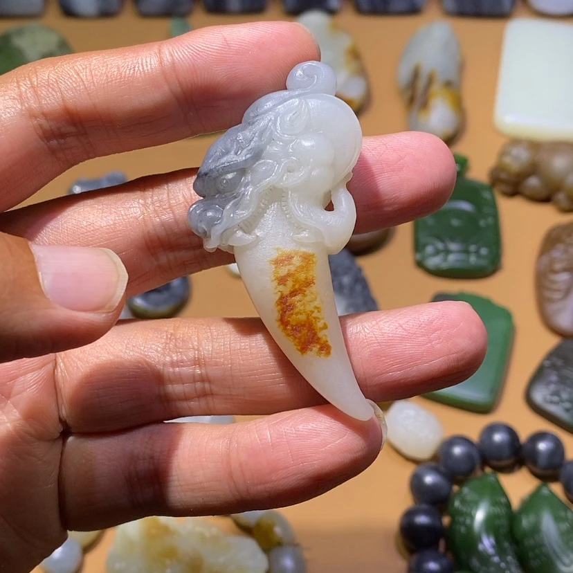 【闪购商品】和田玉未镶嵌挂件劝**己