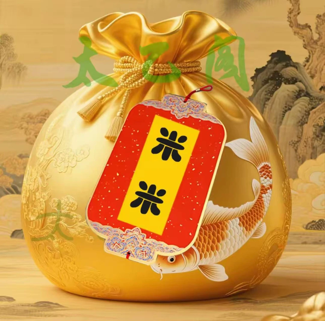 A3 老师推荐 米米手绘卡生肖福袋挂件精美饰品