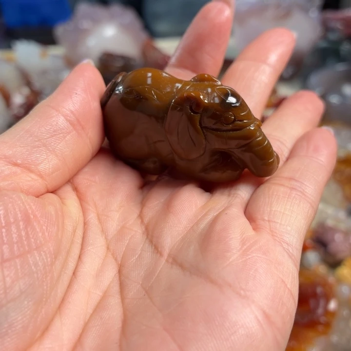 玛瑙/玉髓未镶嵌吊坠(不含链)