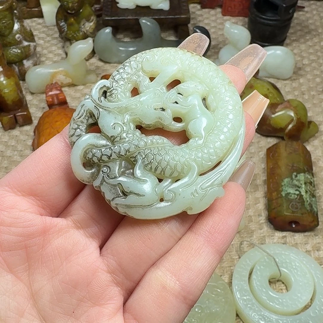 白玉菩提吊坠挂件