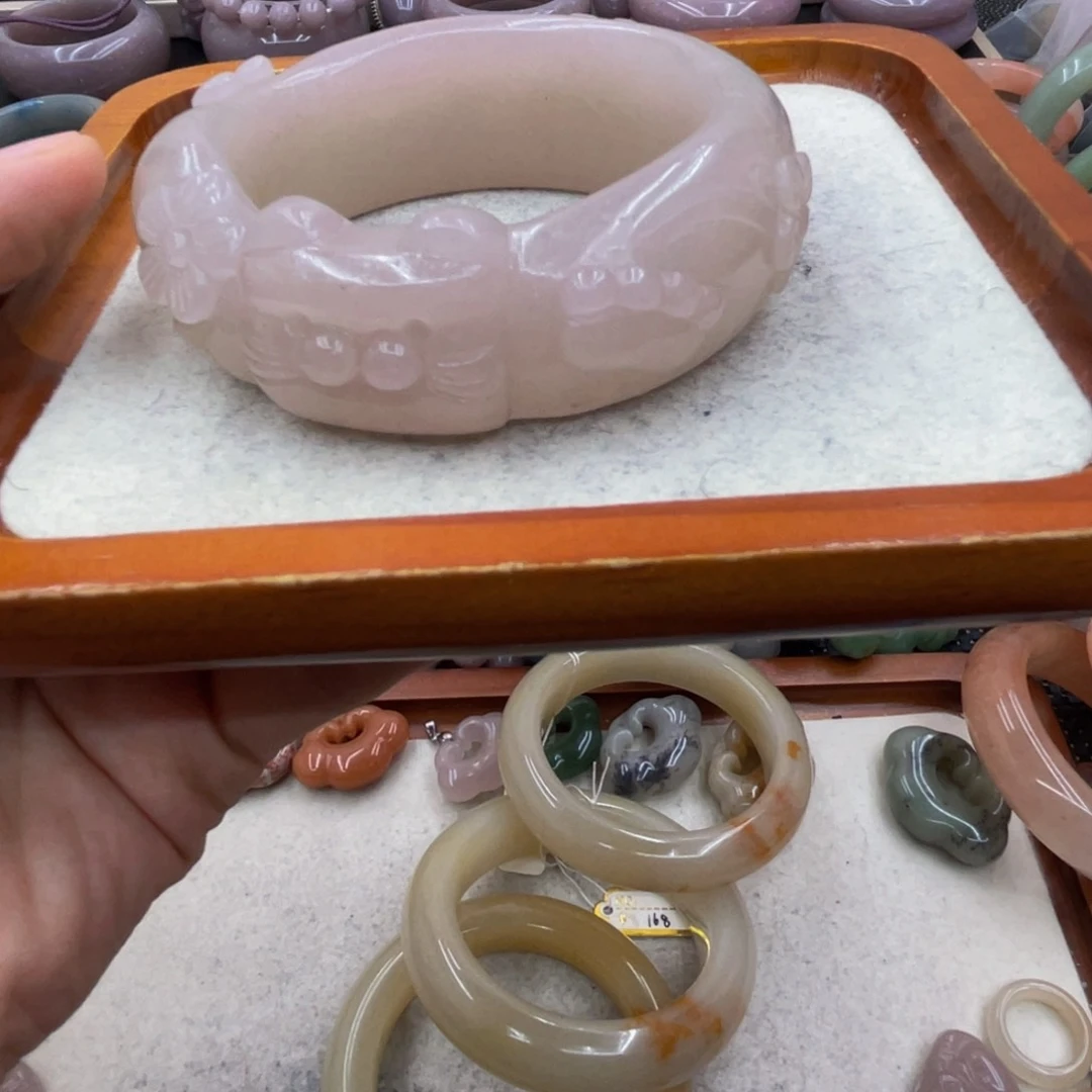 石英质玉圈口55未镶嵌