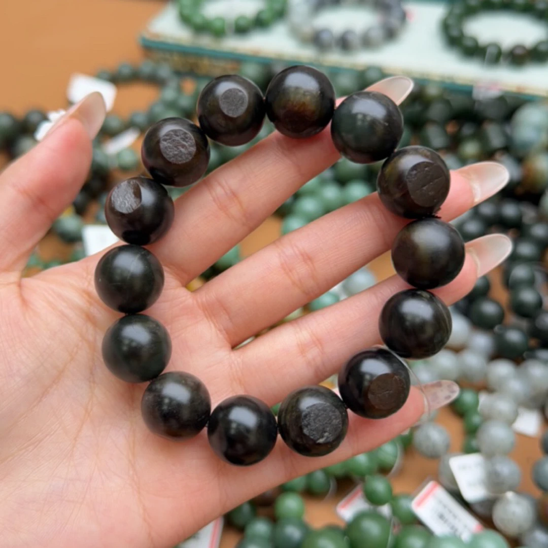 和田玉手串1229d拍一发一