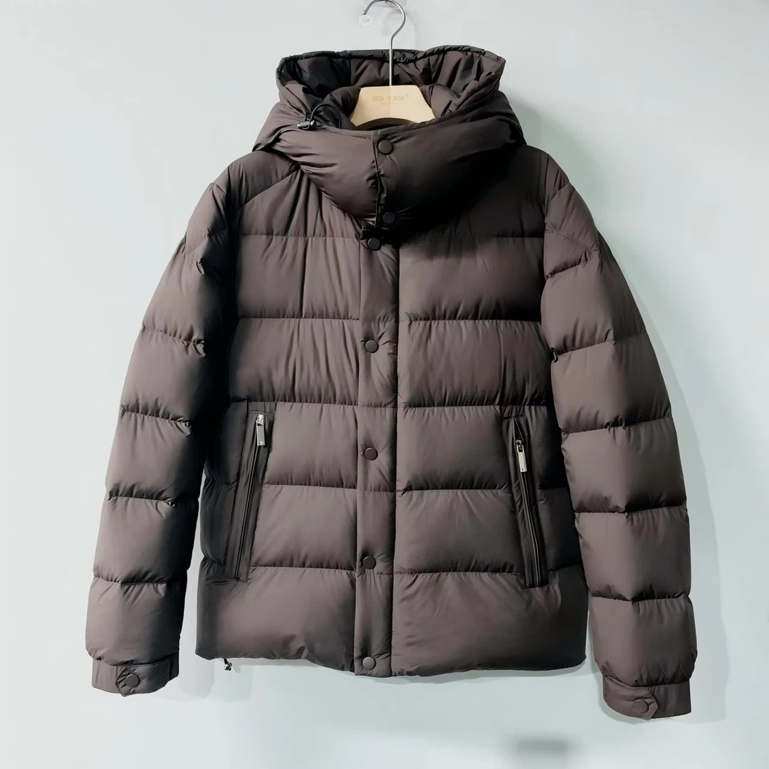 *冬季男款可脱卸帽羽绒服13720