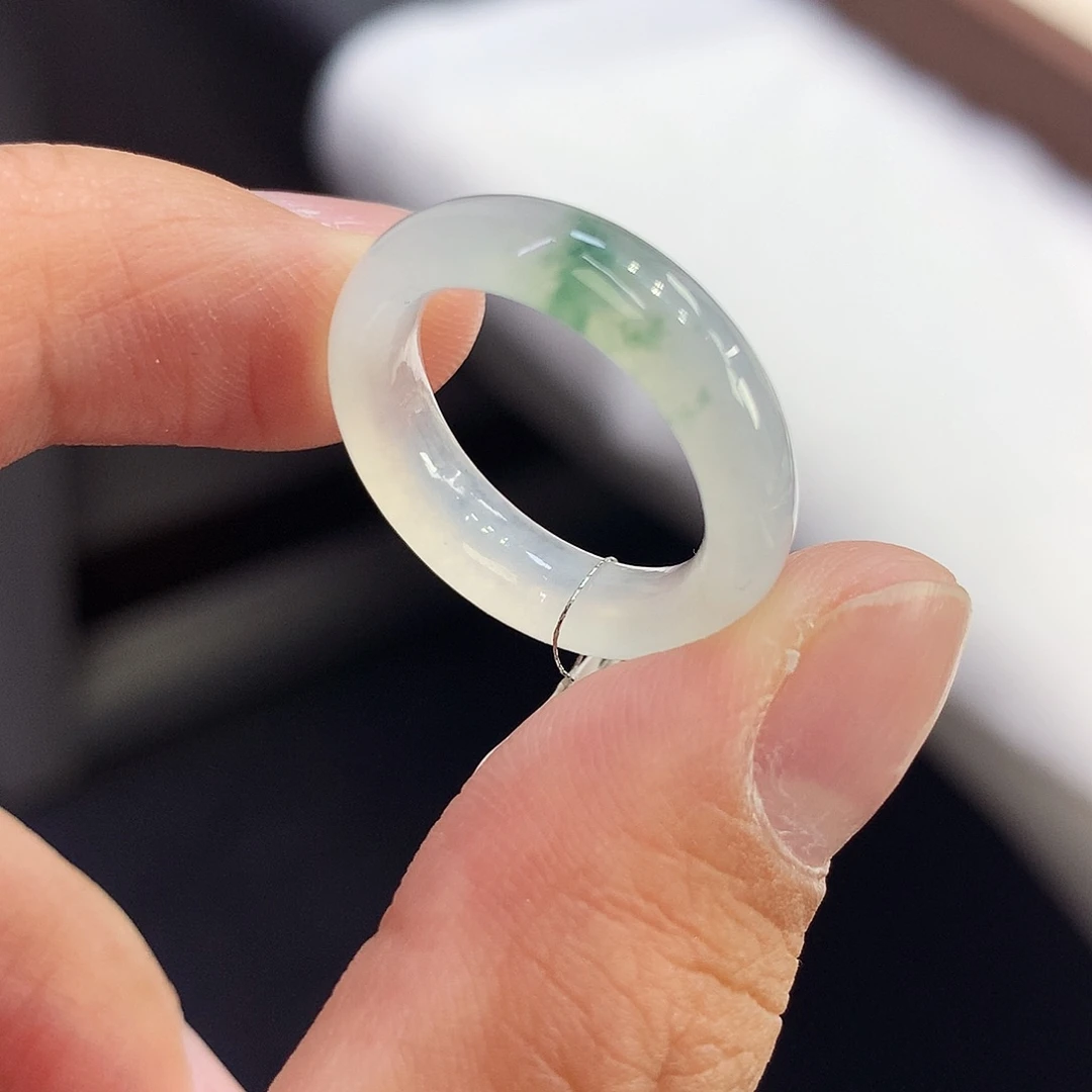 翡翠未镶嵌戒指12号