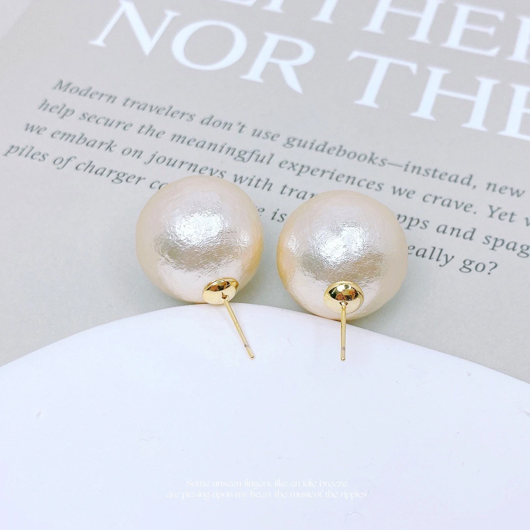 铜合金耳饰 422 “棉花耳钉”