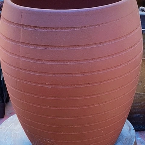 紫砂花盆口21告负27红陶