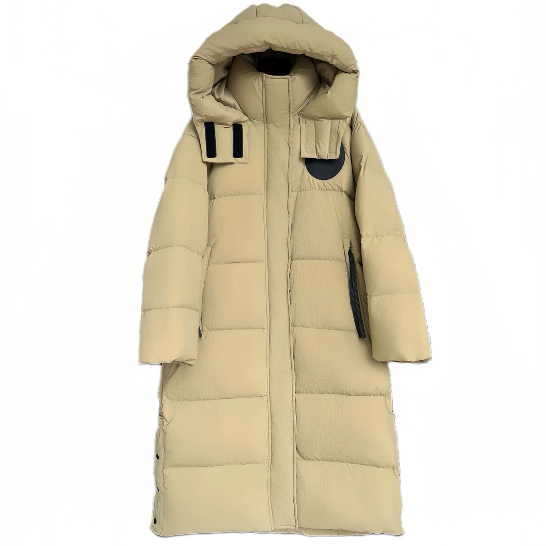 女装90白鹅绒羽绒服长款三色时尚百搭温婉大方衣服ZJ-2562068-DP