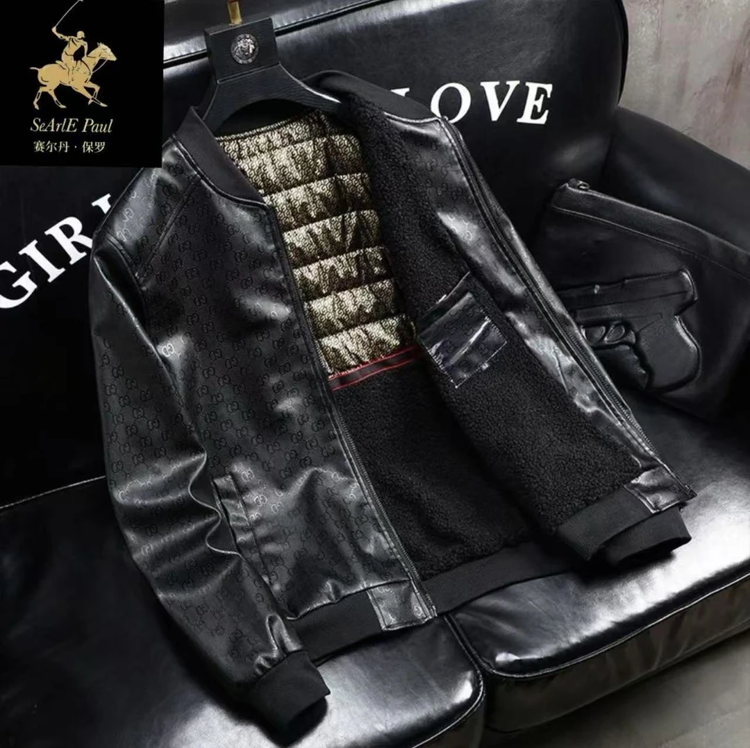 【安总专属】SeArlE Paul/赛尔丹保罗新款印花自发热加绒外套A033