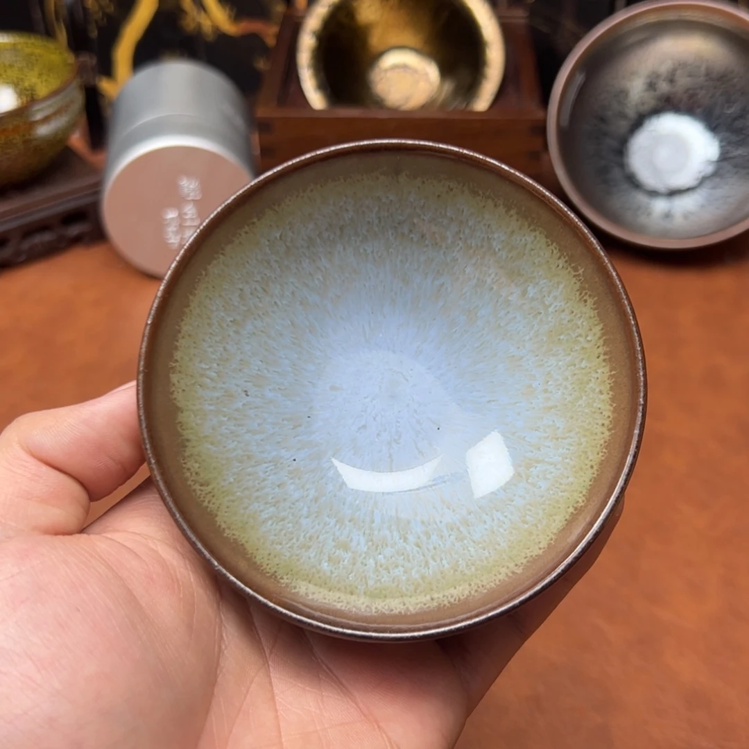 茶盏省大师柴烧兔毫