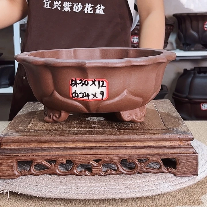 紫砂花盆紫砂花盆