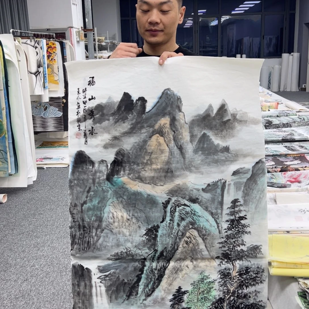 国画纯手绘字画宣纸