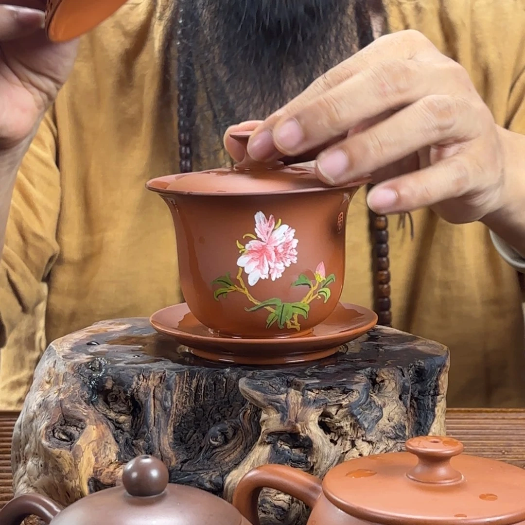 杯建水紫陶手工壶