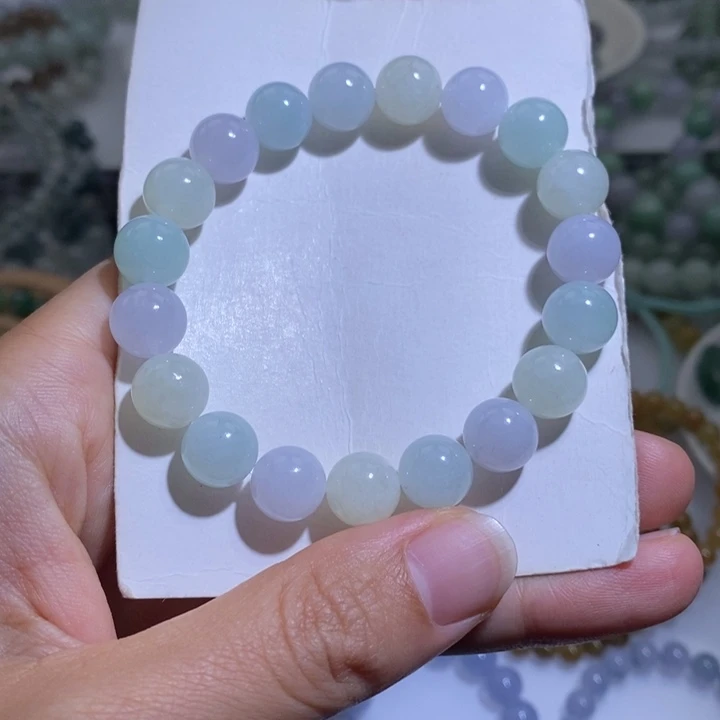 翡翠未镶嵌手链天然翡翠a货