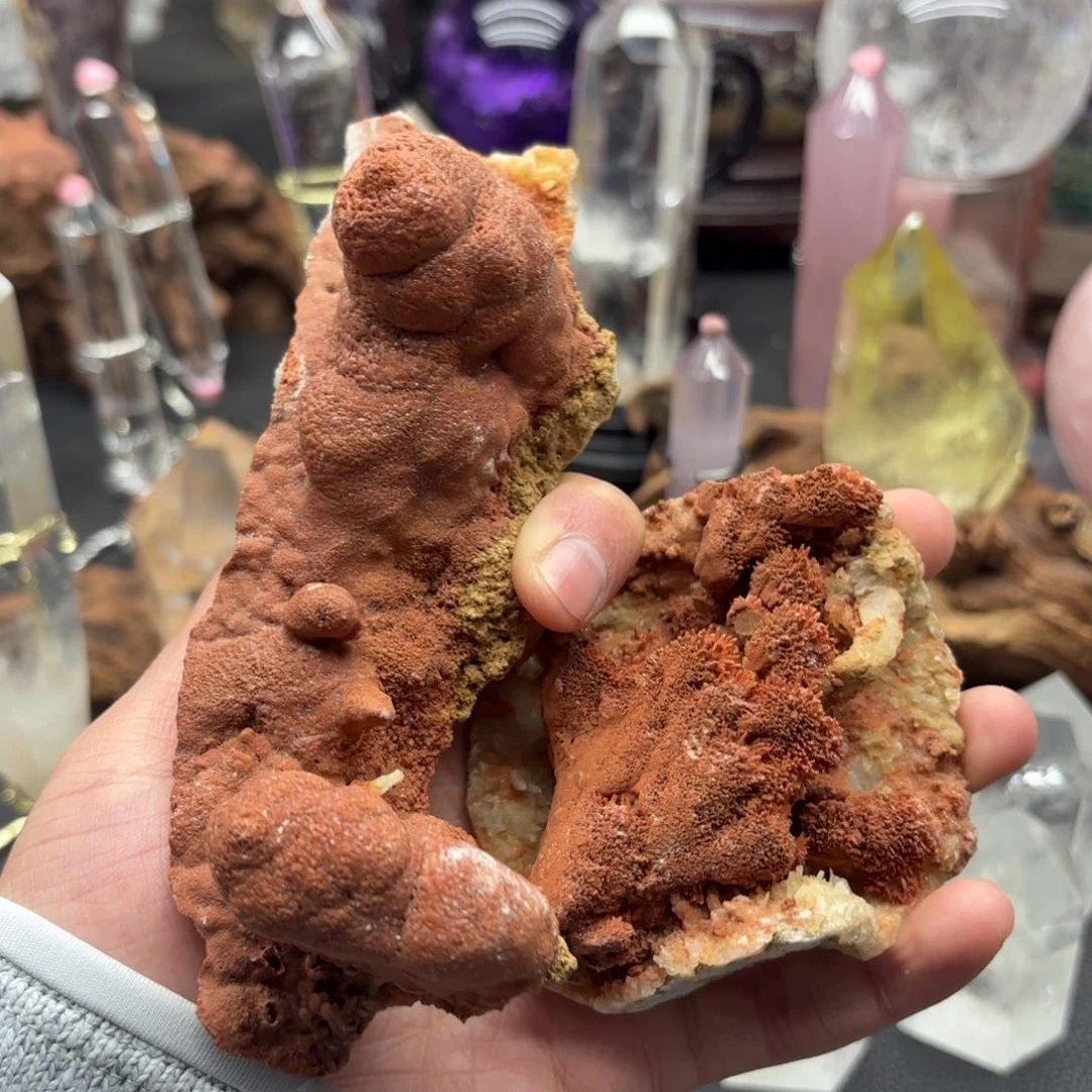 水晶摆件未镶嵌心****镜