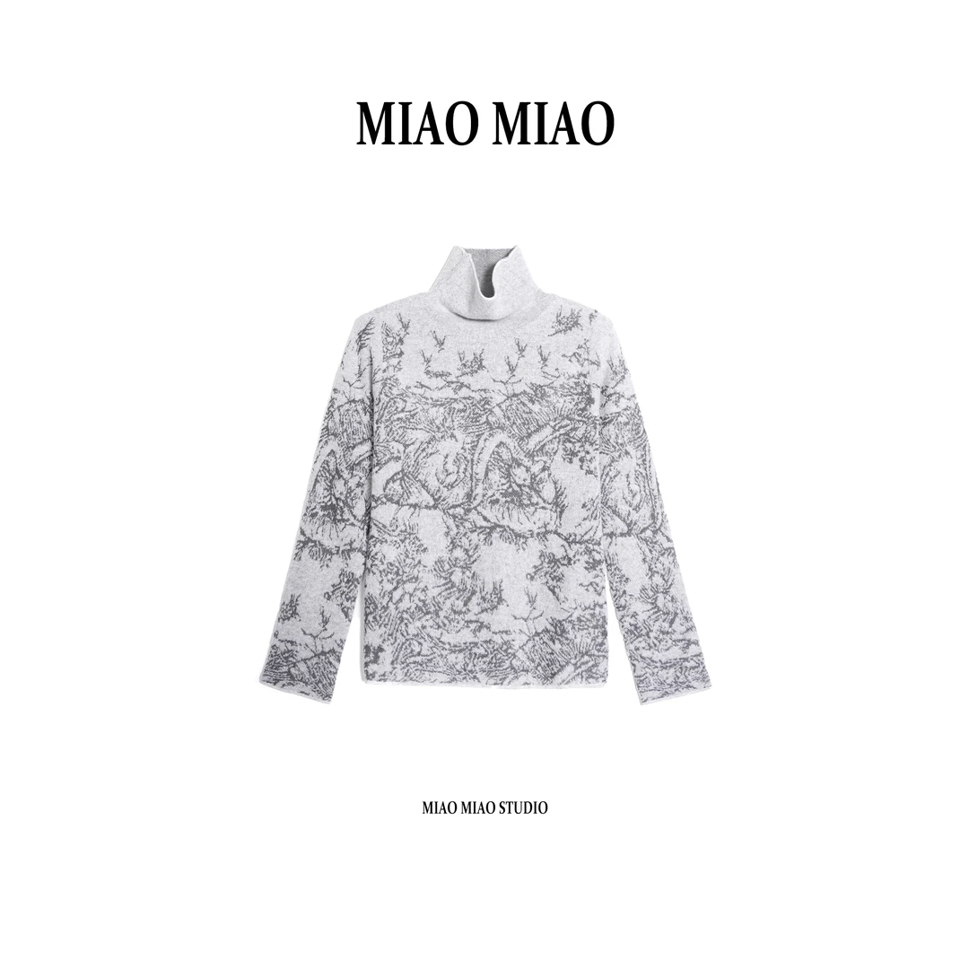 【绘逐影】淼淼家秋季山羊绒通勤百搭气质时尚长袖高领上衣H919