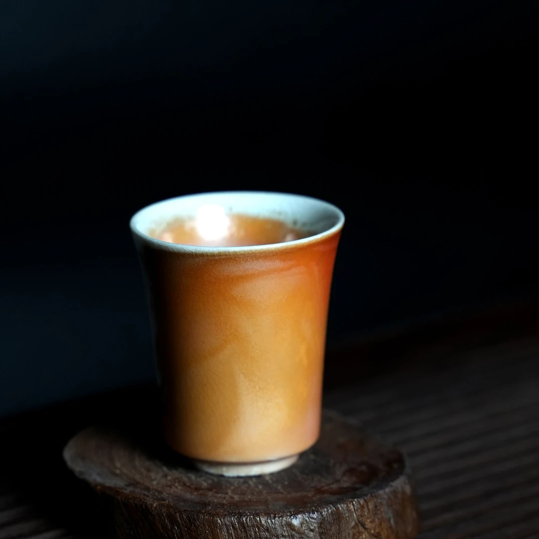 精品手工柴烧主人品茗杯E款
