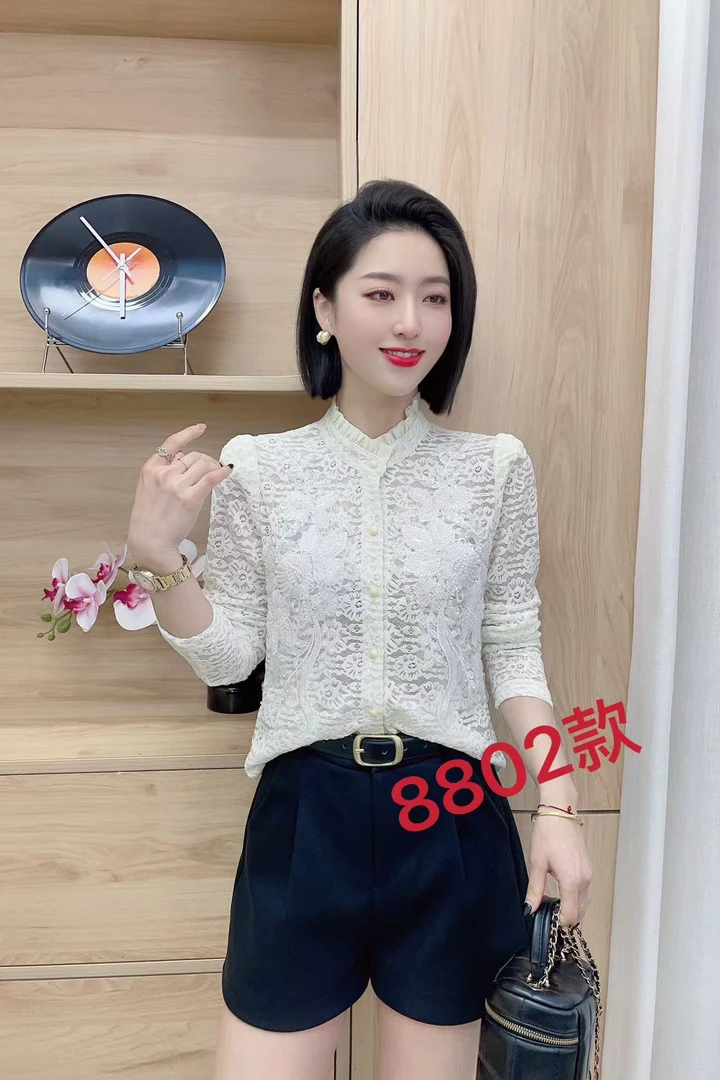 欧货时尚蕾丝女2025春季新款8802