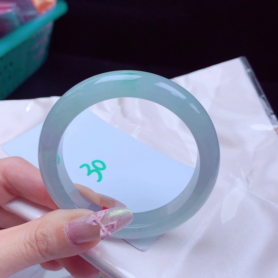 未镶嵌手镯翡翠陈*天然缅甸翡翠A货手镯 分单2 30号