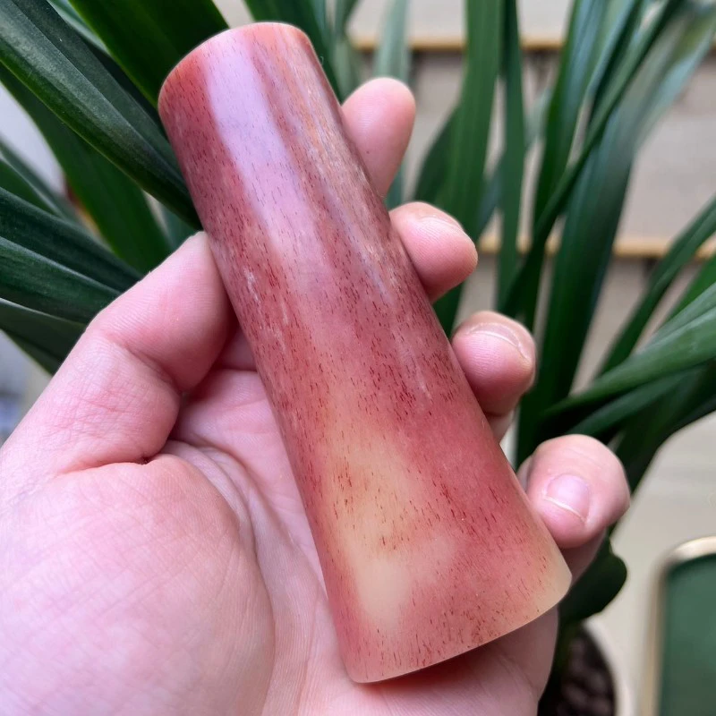 手把件蝌蚪纹、红血老料