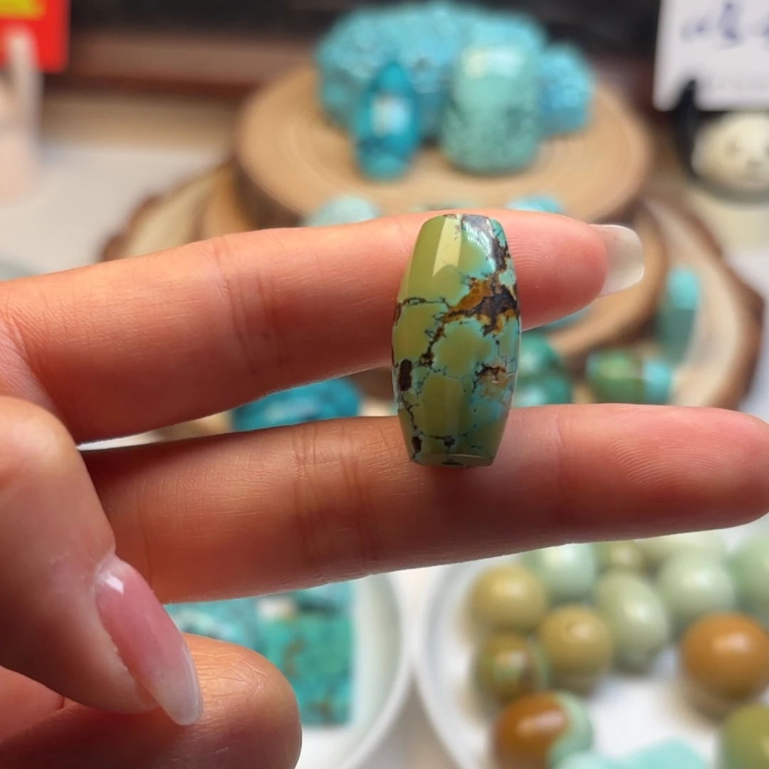 绿松石未镶嵌单珠