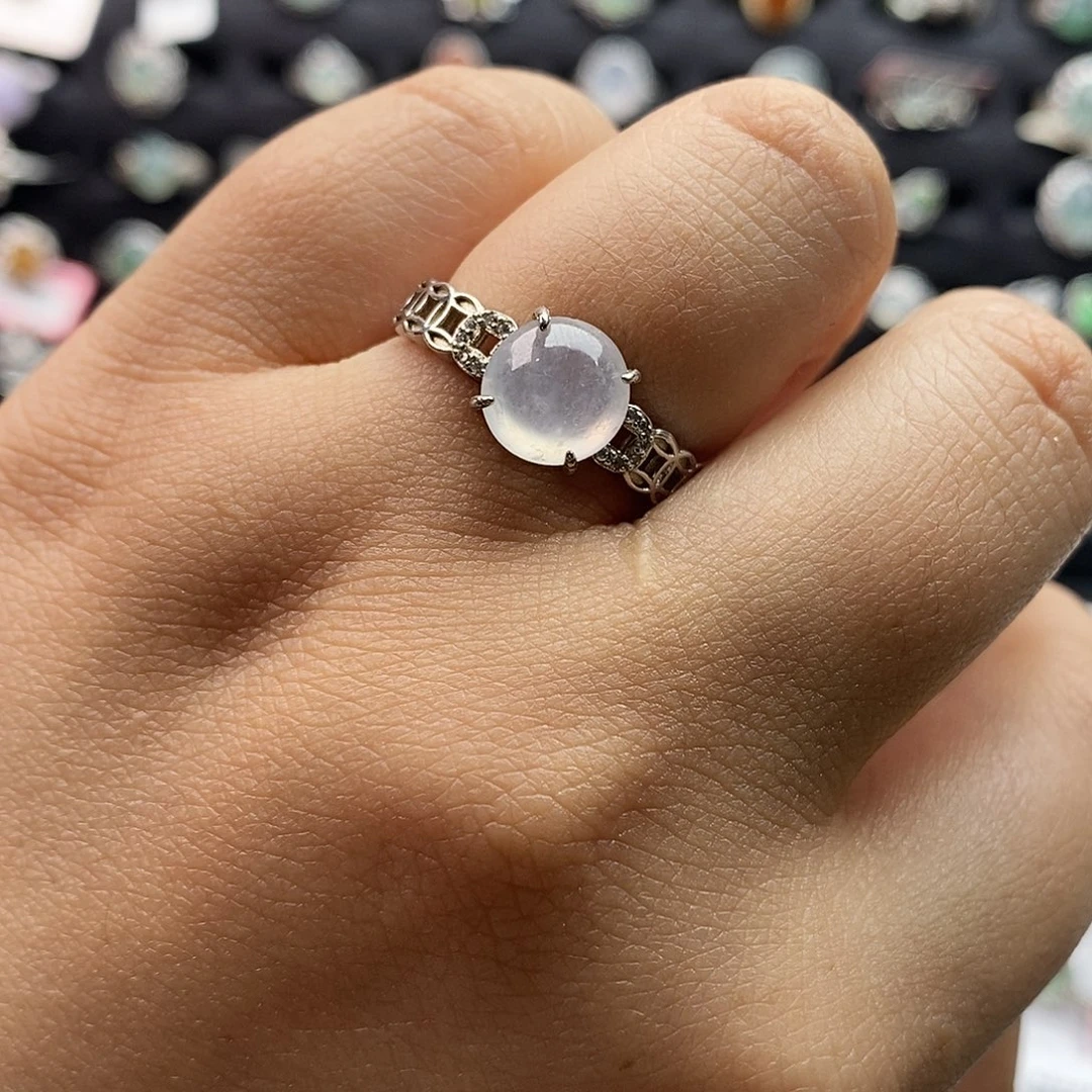 翡翠未镶嵌戒指翡翠