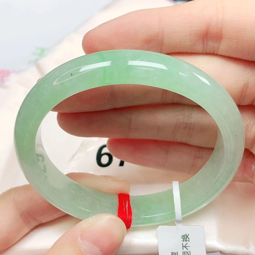 翡翠未镶嵌手镯翡翠手镯54贵妃