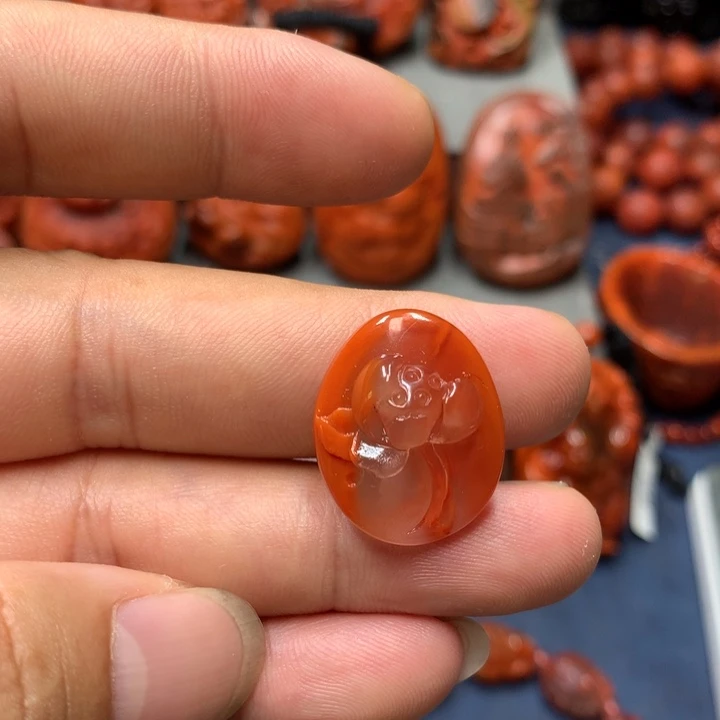吊坠(不含链)未镶嵌南红玛瑙