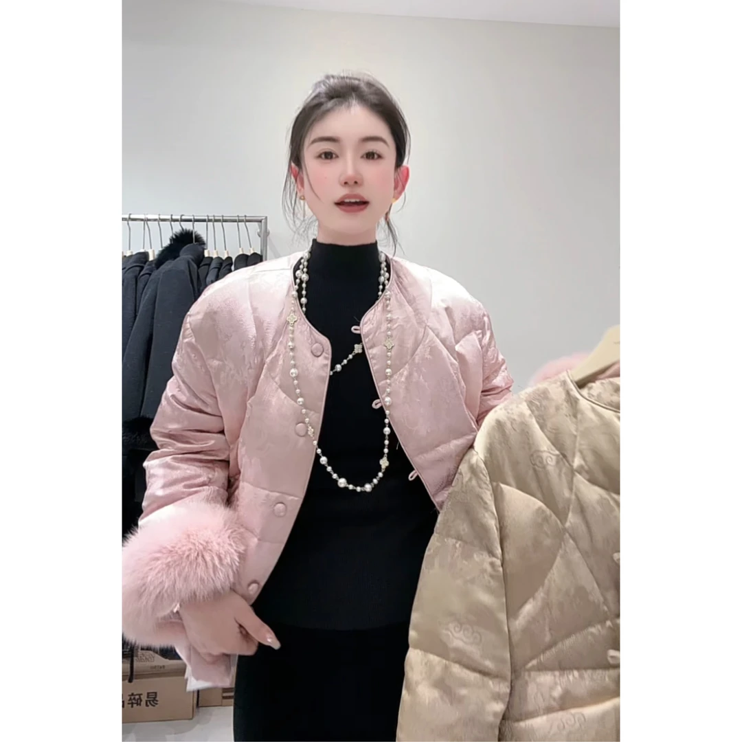 8326国风款气质羽绒服