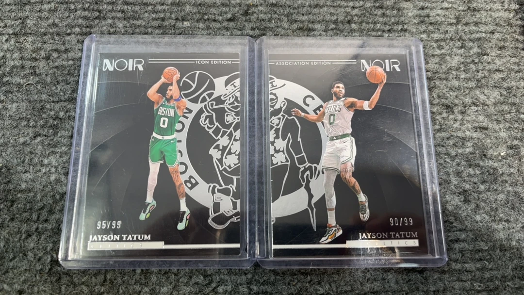 塔图姆 noir队徽队标一套2张一起发 99编 正版球星卡 凑套必备