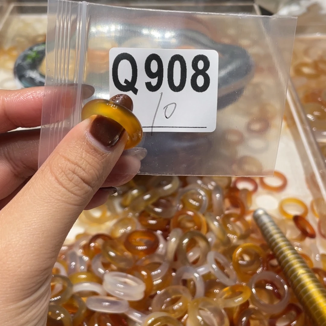 玛瑙/玉髓未镶嵌戒指908