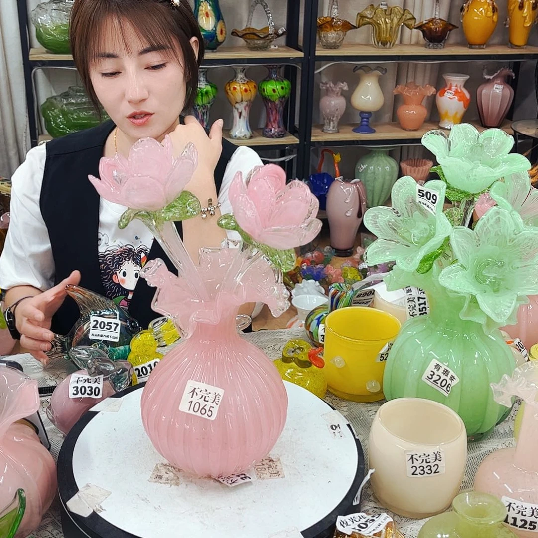2花1不完美瓶 家悦琉璃工艺品