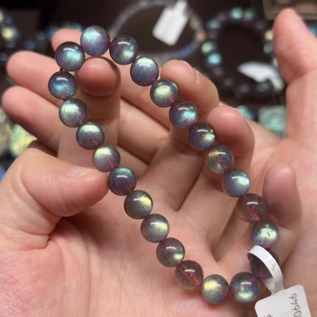 未镶嵌手链长石8.3mm左右