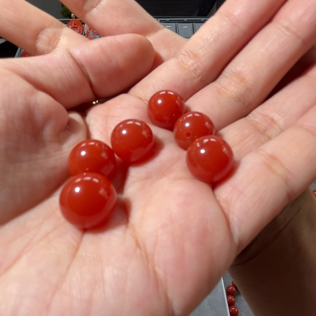 茶***后未镶嵌手链南红玛瑙