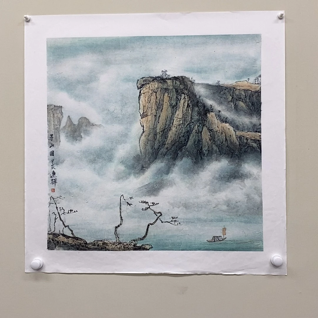 国画梁连辉四尺斗方精品佳作