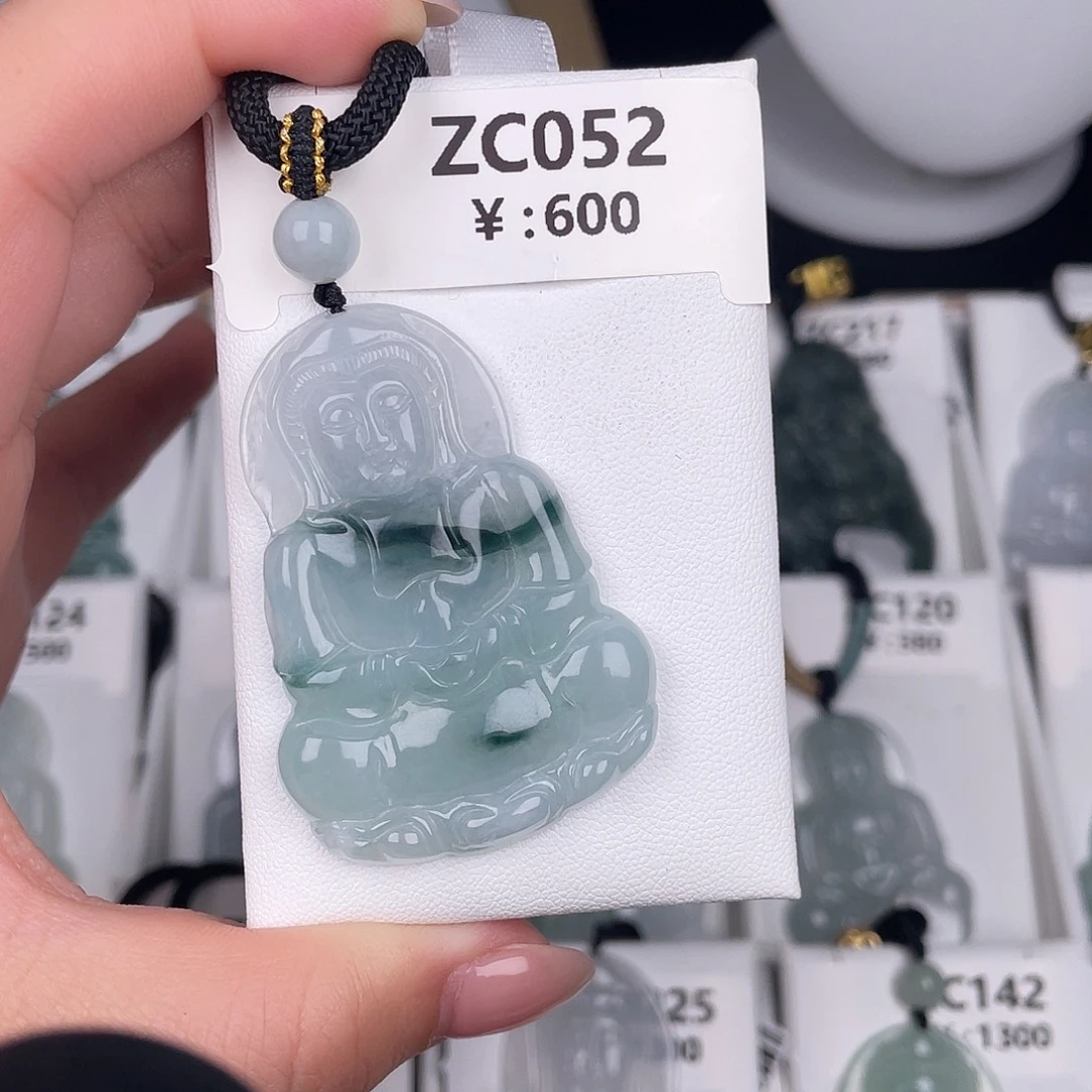 翡翠未镶嵌颈饰zc052