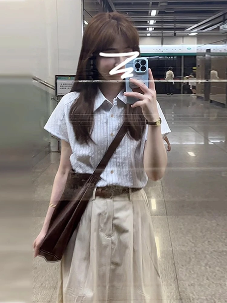 4034轻奢高级感衬衫连衣裙子女装2025新款冬季今年流行的漂亮长裙