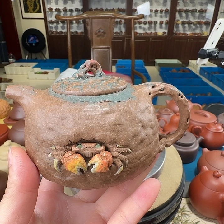 紫砂茶壶供春段泥