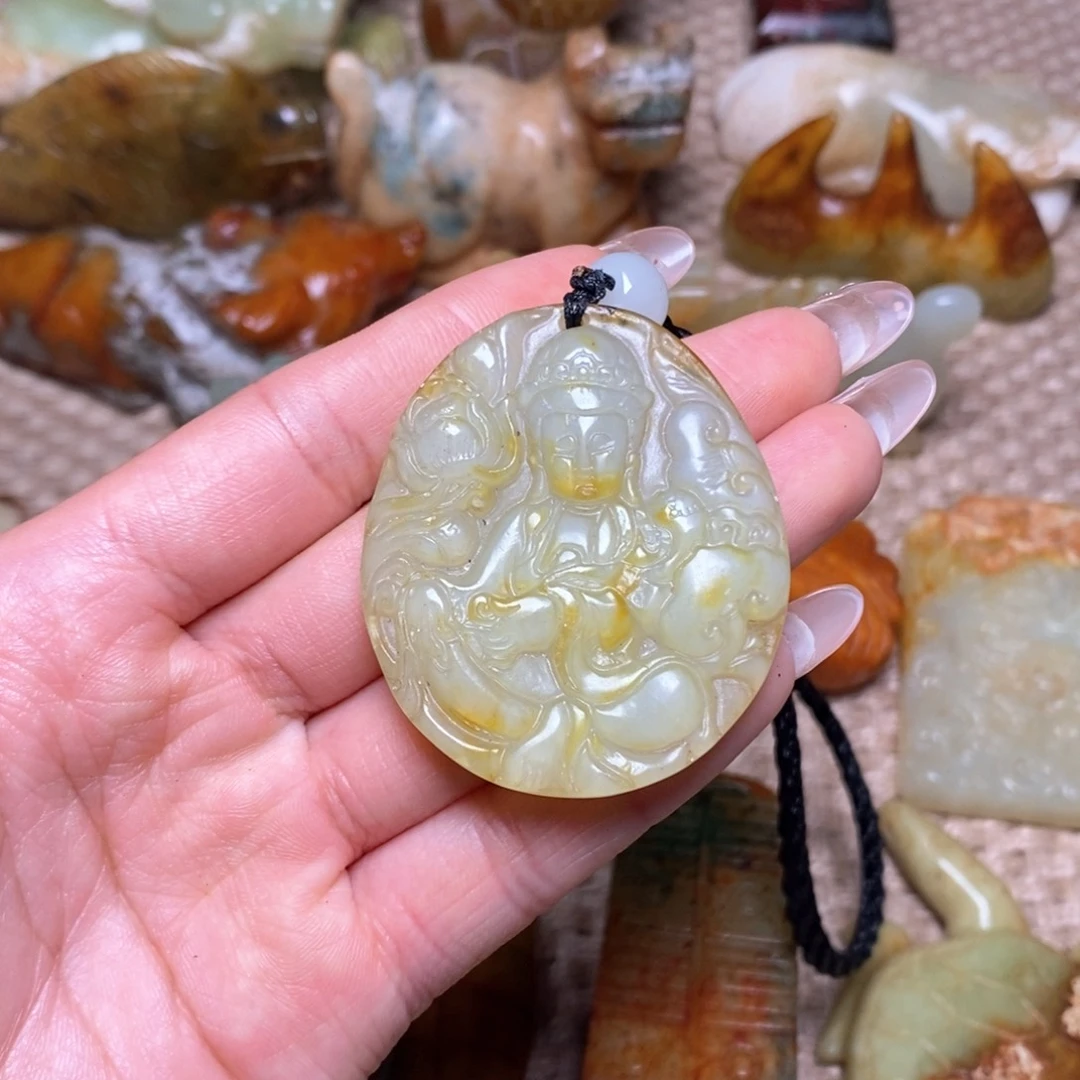 白玉菩提吊坠白玉菩提白玉菩提摆件