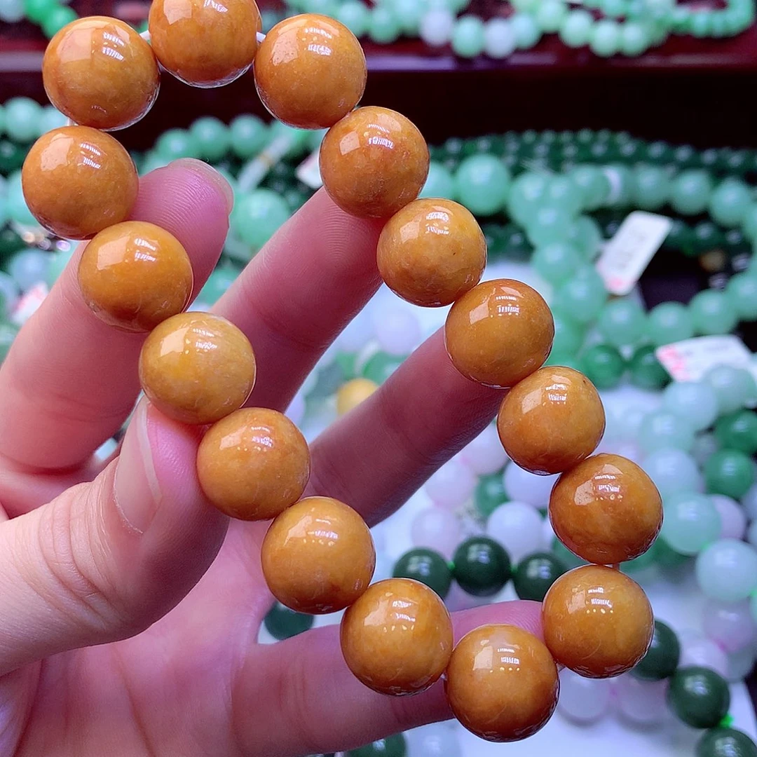 翡翠未镶嵌毛衣链